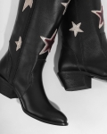 Kowbojki z gwiazdami na niskim obcasie PREMIUM