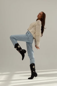 Kozaki ze skóry naturalnej